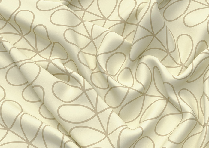 Orla Kiely Linear Stem, Natural - Made to Measure Curtains - Image 4
